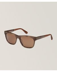 Brunello Cucinelli - Sartorial Rectangular Frame Sunglasses - Lyst