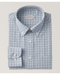 Paul & Shark - Check Cotton-Blend Sport Shirt - Lyst