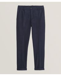 Marco Pescarolo - Stretch-Cashmere Drawstring Dress Pants - Lyst