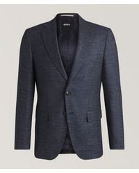 BOSS - Hutson Wool-Blend Sport Jacket - Lyst