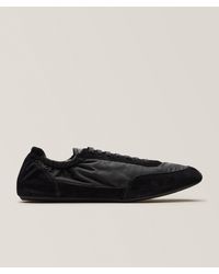 Prada - Collapse Re-Nylon & Suede Elasticized Sneakers - Lyst
