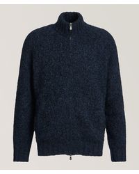 Brunello Cucinelli - Mãlange Alpaca-Blend Full-Zip Cardigan - Lyst