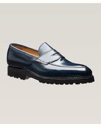 Bontoni - Principe Leather Penny Loafers - Lyst