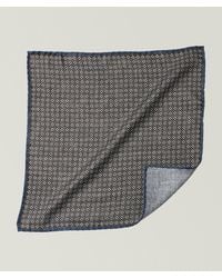 Brunello Cucinelli - Mosaic-Print Silk Pocket Square - Lyst