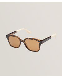 Brunello Cucinelli - Rounded Square Acetate Sunglasses - Lyst