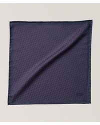 Brioni - Patterned Silk Pocket Square - Lyst