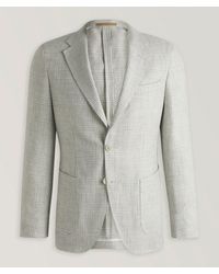BOSS - Heston Check Linen-Wool Sport Jacket - Lyst