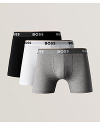 BOSS - Three-Pack Power Boxer Briefs - Lyst