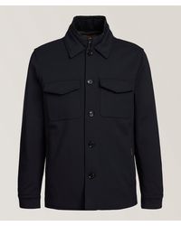 Moorer - Torquato Removable-Bib Shirt Jacket - Lyst
