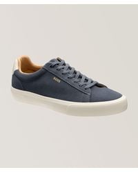 BOSS - Aiden Tenn Suede Sneakers - Lyst