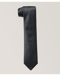 Canali - Solid Silk Tie - Lyst