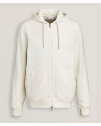 Brunello Cucinelli - Cashmere Full-Zip Hooded Sweater - Lyst