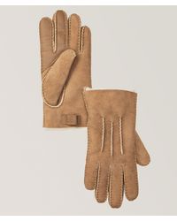 UGG - Three-Point Leather & Shearling Tech Gloves - Lyst