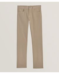 Canali - Stretch-Cotton Twill Five-Pocket Pants - Lyst