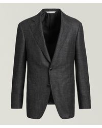 Samuelsohn - Mãlange Wool-Silk-Linen Sport Jacket - Lyst