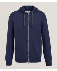 Brunello Cucinelli - Cashmere Full-Zip Hooded Sweater - Lyst