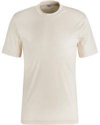 Zimmerli 286 Sea Island Cotton Short Sleeve Shirt - Natural