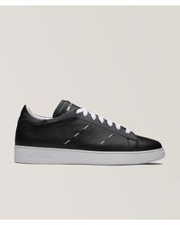 Kiton - Leather Pick Stitch Sneakers - Lyst