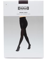 Wolford - Jacquard 100 Denier Wool-blend Tights - Lyst