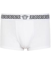 Versace - Low-Rise Stretch-Cotton Trunks - Lyst