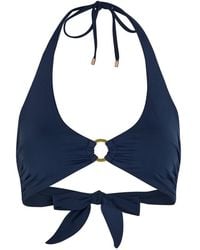 Away That Day - Sorrento Halterneck Bikini Top - Lyst