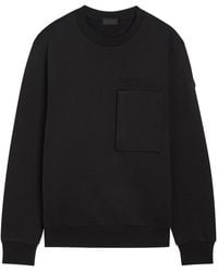 Moncler - Embossed-Logo Cotton Sweatshirt - Lyst