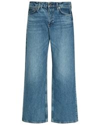 Rag & Bone - Saige Straight-Leg Denim Jeans - Lyst