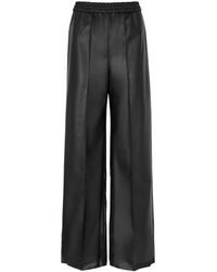 Wolford - Wide-leg Faux Leather Trousers - Lyst