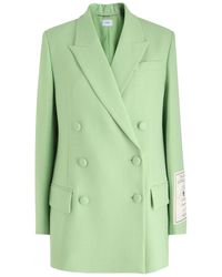 Erdem - Double Breasted Twill Blazer - Lyst