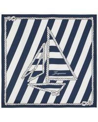 Jacquemus - Le Foulard Bateau Corde Printed Silk Scarf - Lyst