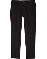 Dolce & Gabbana - Tapered-Leg Stretch-Cotton Trousers - Lyst