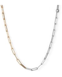 Jenny Bird - Andi And Gold-dipped Chain Necklace - Lyst