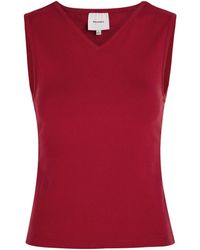 Reformation - Wren Stretch-Cotton Top - Lyst