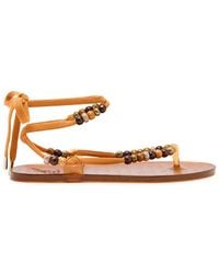 Ancient Greek Sandals - Esther Beaded Jelly Sandals - Lyst