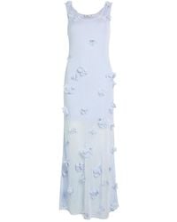 Jonathan Simkhai - Ivi Floral-Appliquéd Fine-Knit Midi Dress - Lyst