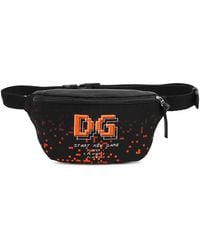 Dolce & Gabbana Printed Nylon Shoulder Bag for Men | Lyst