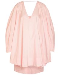 Jacquemus - La Robe Paysan V-Neck Poplin Mini Dress - Lyst