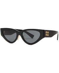 Miu Miu - Cat-eye Sunglasses - Lyst