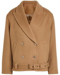 Isabel Marant - Warna Belted Wool And Cashmere-Blend Jacket - Lyst