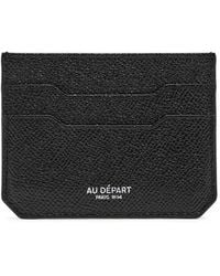 AU DEPART - Patterned Leather Card Holder - Lyst