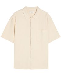 FRAME - Knit Cotton Shirt - Lyst
