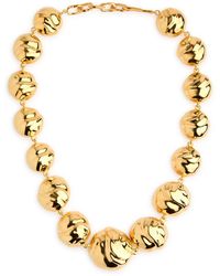 Joanna Laura Constantine - Statement Orb 18Kt-Plated Necklace - Lyst