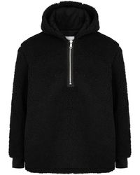 MKI Miyuki-Zoku - Half-zip Hooded Fleece Sweatshirt - Lyst