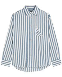 Jacquemus - La Chemise Voilier Striped Cotton-Blend Shirt - Lyst