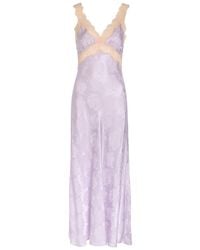 Ronny Kobo - Bryn Floral-Jacquard Silk-Blend Midi Dress - Lyst