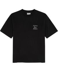 Drole de Monsieur - Nfpm Embroidered Cotton T-shirt - Lyst