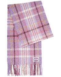 Acne Studios - Volano Checked Wool-blend Scarf - Lyst