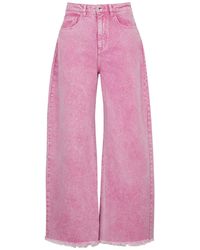 Marques'Almeida - Overdyed Wide-leg Jeans - Lyst