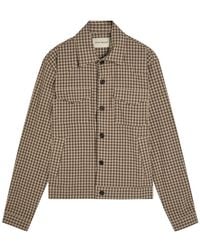 Oliver Spencer - Checked Stretch-Cotton Jacket - Lyst