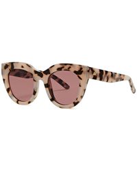 Le Specs - Air Heart Oversized Sunglasses - Lyst